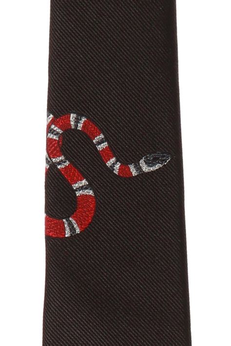 gucci tie snake|gucci necktie men.